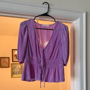 Mango Purple Women's Top
